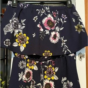 Beautiful off the shoulder floral jumpsuit